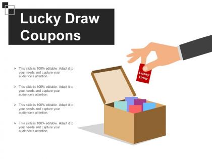 Lucky draw coupons sample ppt presentation