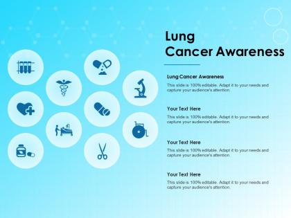 Lung cancer awareness ppt powerpoint presentation summary influencers
