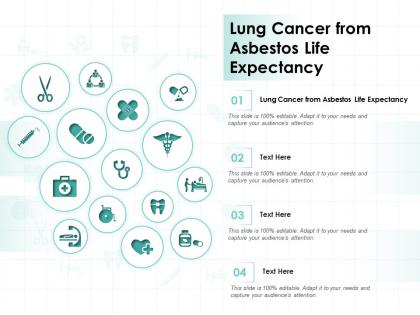 Lung cancer from asbestos life expectancy ppt powerpoint presentation portfolio