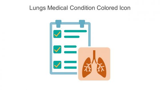 Lungs Medical Condition Colored Icon In Powerpoint Pptx Png And Editable Eps Format