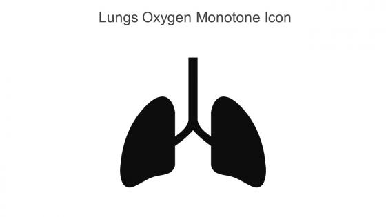 Lungs Oxygen Monotone Icon In Powerpoint Pptx Png And Editable Eps Format