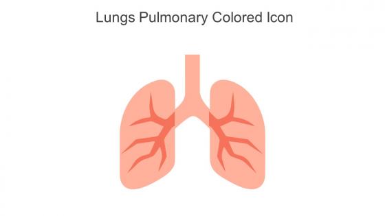 Lungs Pulmonary Colored Icon In Powerpoint Pptx Png And Editable Eps Format