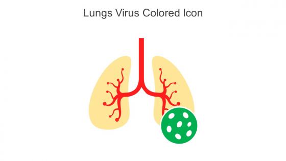 Lungs Virus Colored Icon In Powerpoint Pptx Png And Editable Eps Format