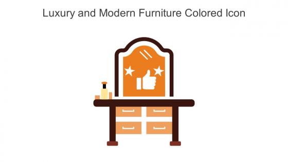 Luxury And Modern Furniture Colored Icon In Powerpoint Pptx Png And Editable Eps Format