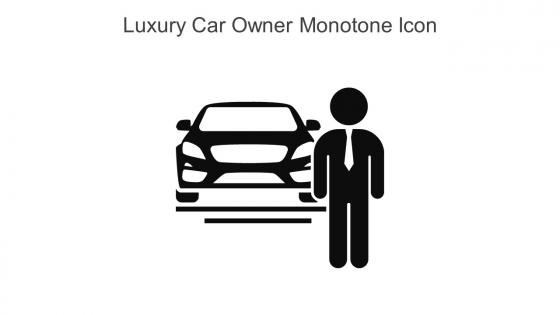Luxury Car Owner Monotone Icon In Powerpoint Pptx Png And Editable Eps Format