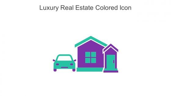 Luxury Real Estate Colored Icon In Powerpoint Pptx Png And Editable Eps Format