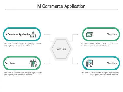 M commerce application ppt powerpoint presentation summary gridlines cpb