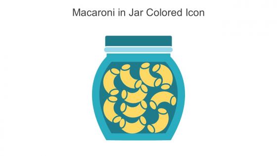 Macaroni In Jar Colored Icon In Powerpoint Pptx Png And Editable Eps Format
