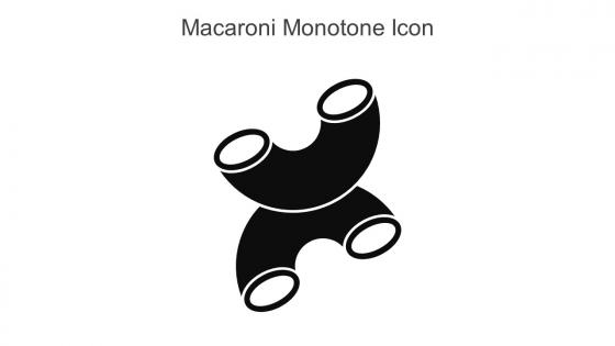 Macaroni Monotone Icon In Powerpoint Pptx Png And Editable Eps Format