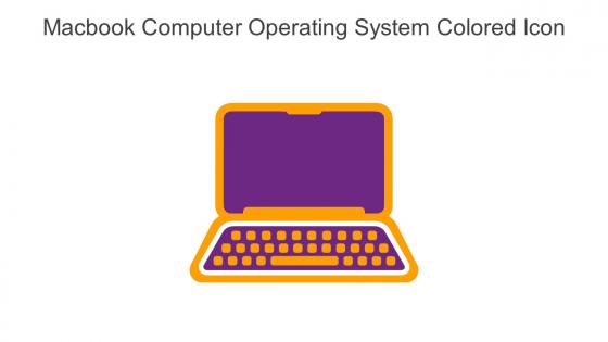 Macbook Computer Operating System Colored Icon In Powerpoint Pptx Png And Editable Eps Format