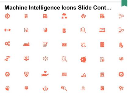 Machine intelligence icons slide cont business ppt powerpoint presentation portfolio influencers