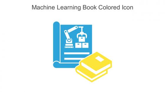 Machine Learning Book Colored Icon In Powerpoint Pptx Png And Editable Eps Format