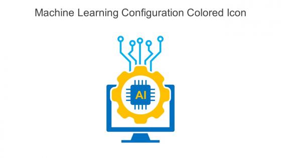 Machine Learning Configuration Colored Icon In Powerpoint Pptx Png And Editable Eps Format