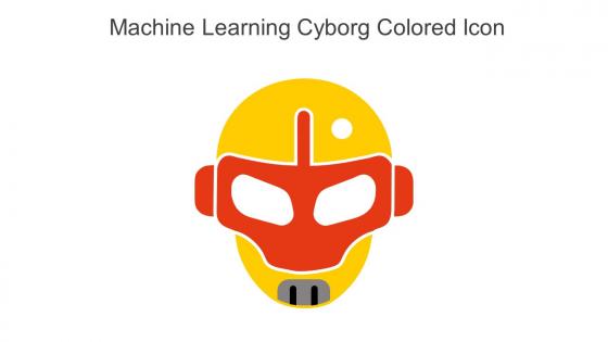 Machine Learning Cyborg Colored Icon In Powerpoint Pptx Png And Editable Eps Format