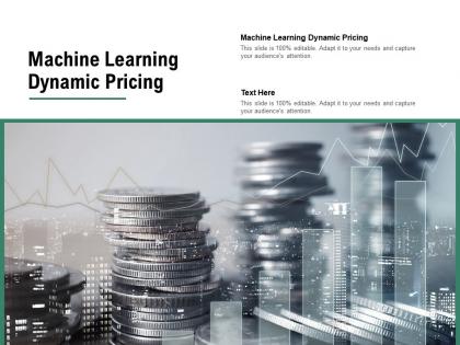 Machine learning dynamic pricing ppt powerpoint presentation infographic template backgrounds cpb