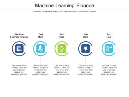 Machine learning finance ppt powerpoint presentation file samples cpb