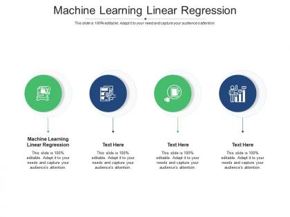 Machine learning linear regression ppt powerpoint presentation outline deck cpb