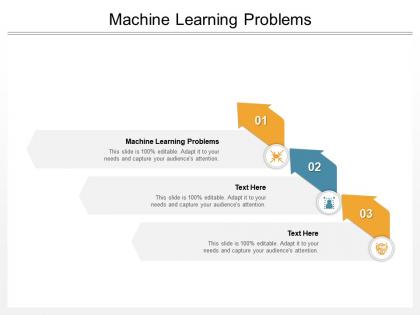 Machine learning problems ppt powerpoint presentation show maker cpb