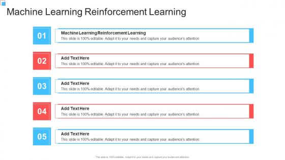 Machine Learning Reinforcement Learning In Powerpoint And Google Slides Cpb