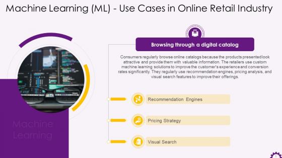 Machine Learning Use Case Browsing Digital Catalog Training Ppt