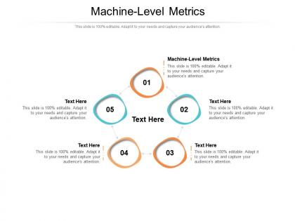Machine level metrics ppt powerpoint presentation professional portfolio cpb