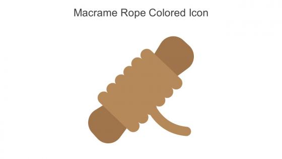 Macrame Rope Colored Icon In Powerpoint Pptx Png And Editable Eps Format