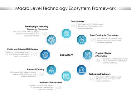 Macro level technology ecosystem framework