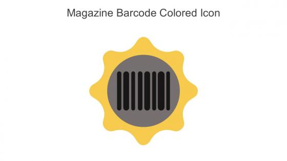 Magazine Barcode Colored Icon In Powerpoint Pptx Png And Editable Eps Format