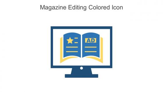 Magazine Editing Colored Icon In Powerpoint Pptx Png And Editable Eps Format