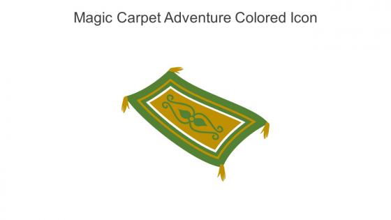 Magic Carpet Adventure Colored Icon In Powerpoint Pptx Png And Editable Eps Format