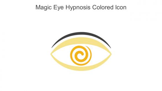 Magic Eye Hypnosis Colored Icon In Powerpoint Pptx Png And Editable Eps Format