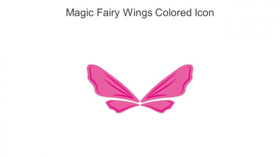 Magic Fairy Wings Colored Icon In Powerpoint Pptx Png And Editable Eps Format