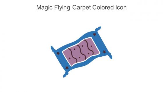 Magic Flying Carpet Colored Icon In Powerpoint Pptx Png And Editable Eps Format