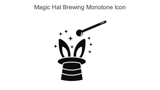 Magic Hat Brewing Monotone Icon In Powerpoint Pptx Png And Editable Eps Format