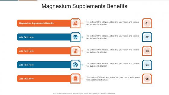 Magnesium Supplements Benefits In Powerpoint And Google Slides Cpb