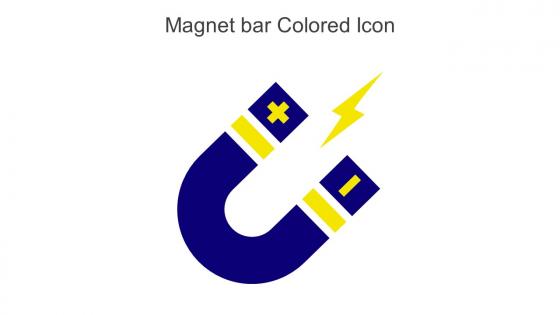 Magnet Bar Colored Icon In Powerpoint Pptx Png And Editable Eps Format