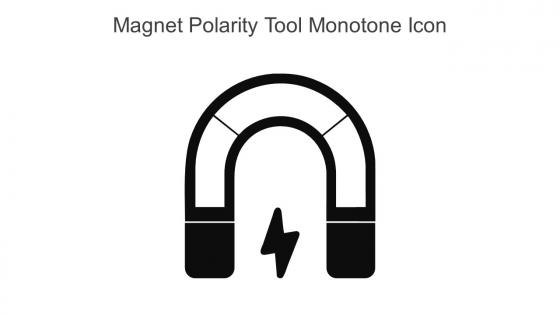 Magnet Polarity Tool Monotone Icon In Powerpoint Pptx Png And Editable Eps Format