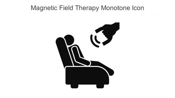 Magnetic Field Therapy Monotone Icon In Powerpoint Pptx Png And Editable Eps Format