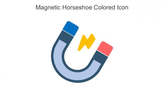 Magnetic Horseshoe Colored Icon In Powerpoint Pptx Png And Editable Eps Format