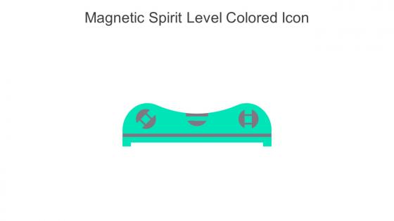 Magnetic Spirit Level Colored Icon In Powerpoint Pptx Png And Editable Eps Format