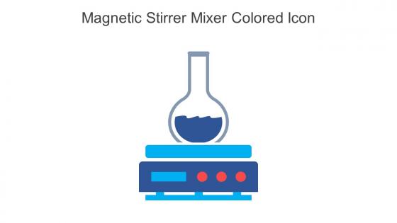Magnetic Stirrer Mixer Colored Icon In Powerpoint Pptx Png And Editable Eps Format
