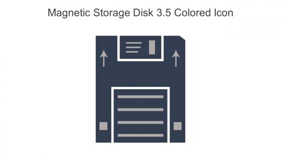 Magnetic Storage Disk 3 5 Colored Icon In Powerpoint Pptx Png And Editable Eps Format