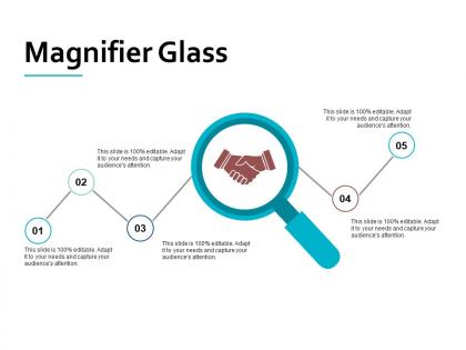Magnifier glass marketing ppt powerpoint presentation gallery graphics