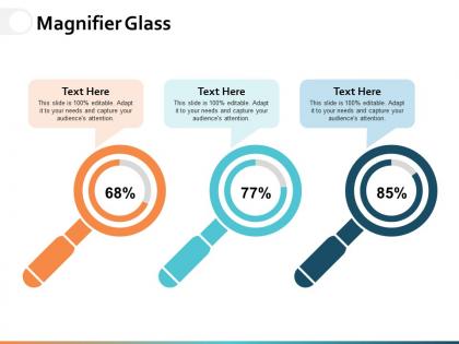 Magnifier glass ppt powerpoint presentation file templates