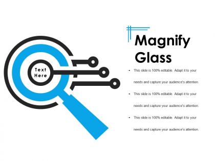 Magnify glass powerpoint templates download template 1