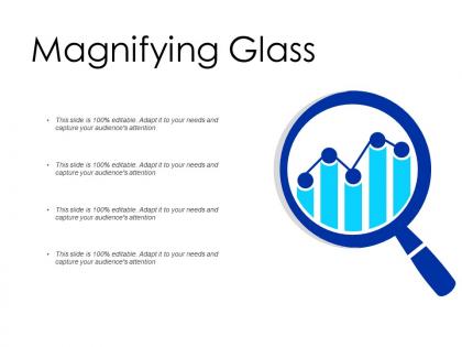 Magnifying glass big data analyisis ppt powerpoint presentation pictures themes