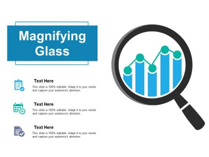 Magnifying glass management ppt powerpoint presentation file icon