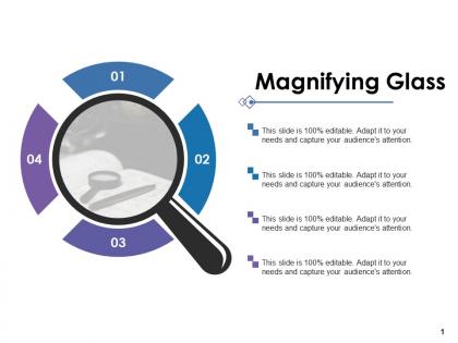 Magnifying glass ppt pictures graphics template