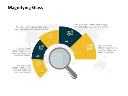 Magnifying glass ppt powerpoint presentation gallery vector