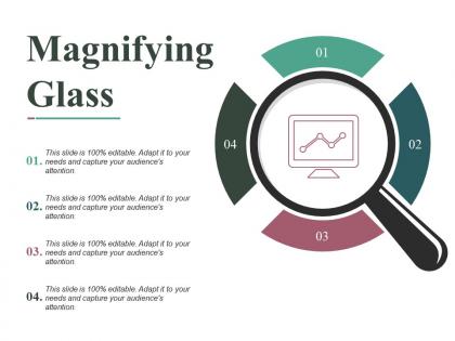 Magnifying glass ppt professional icons